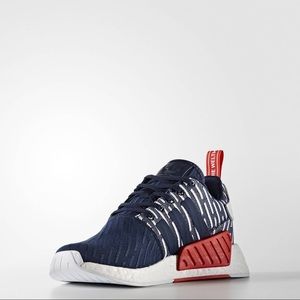 NMD R2 Primeknit (W 9, Navy Blue) adidas